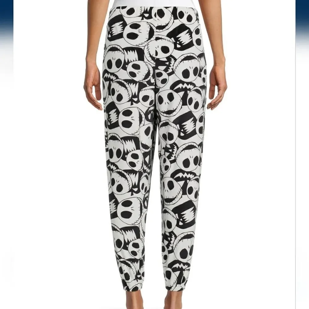 New the Nightmare Before Christmas Jack Pumpkin King Women's Sleep Jogger